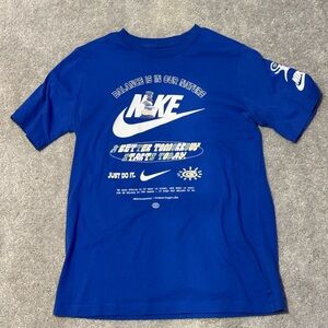 Nike Blue Graphic T-Shirt
